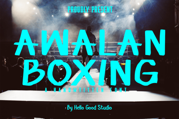 Awalan Boxing Font: Bold Typography for Digital Campaigns