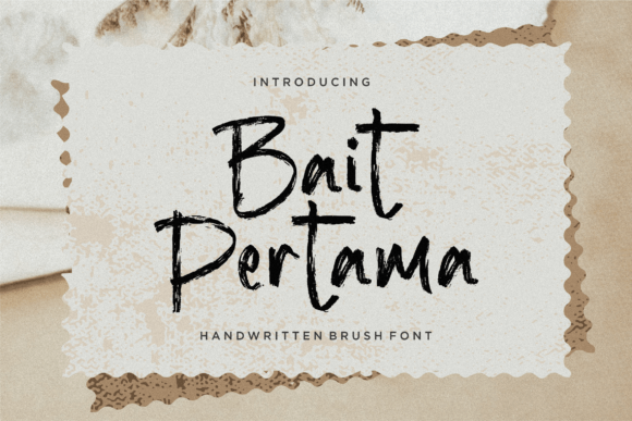 Bait Pertama: A Handwritten Font That Elevates Editorial Design