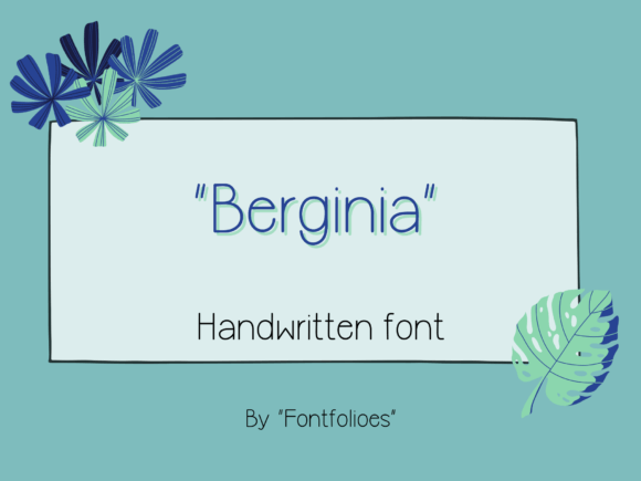 Berginia: A Handwritten Font That Elevates Small Business Branding