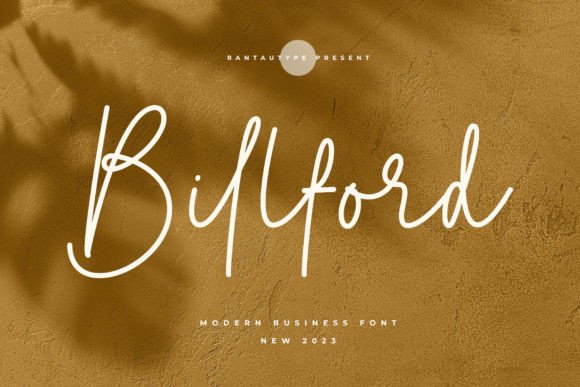 Billford Font: Elegant Typography for Handmade Products