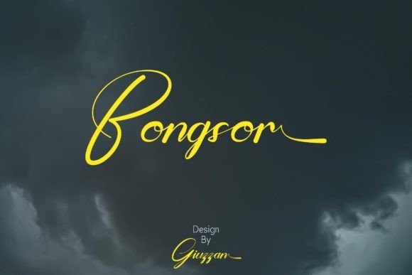 Bongsor Font: Elevating Campaign Visuals with Handwritten Style