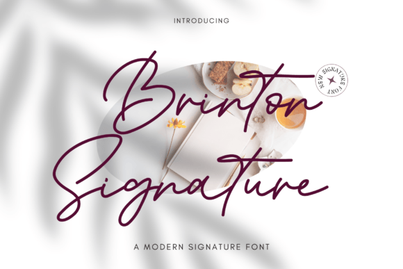 Brinton Signature Font: Elevating Editorial Layouts