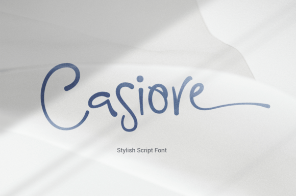 Casiore: A Handwritten Font That Elevates Digital Marketing Typography