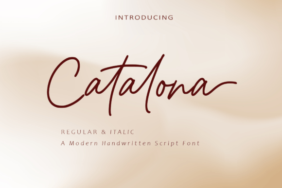 Catalona Font Review: Natural Script for Organic Branding