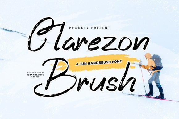 Clarezon Brush Font: Adding Playful Energy to Brand Identity