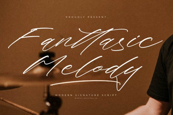 Fanttasic Melody: A Modern Script Font for Scroll-Stopping Brand Visuals