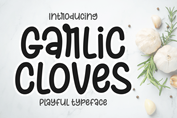 Garlic Cloves: A Whimsical Handwritten Font for Playful Brand Campaigns
