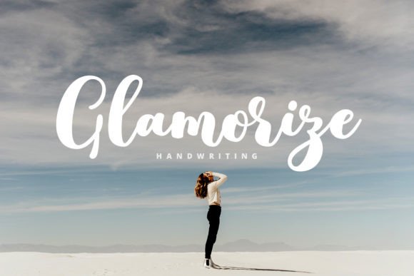 Glamorize Font: Testing a Bold Script for Brand Identity