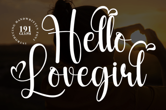 Hello Lovegirl Font: Romantic Branding for Small Business