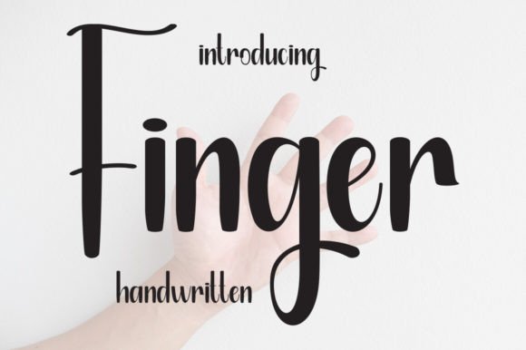 How the Finger Font Adds a Sweet Touch to Handmade Designs