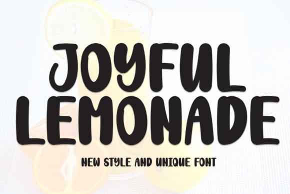 Joyful Lemonade Font: A Sweet Script for Editorial Design