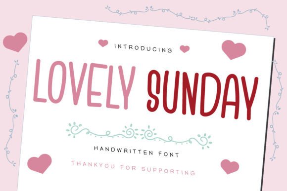 Lovely Sunday Font: Elevating Digital Brand Identity