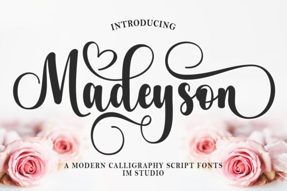 Madeyson Font: A Romantic Script Amp for Web Designers