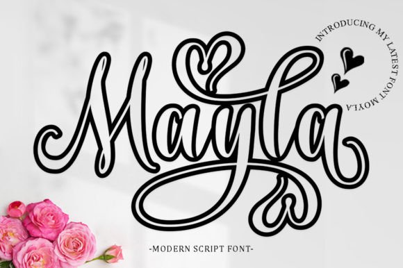 Mayla Outline: A Handwritten Font That Brings Warmth to Brand Design