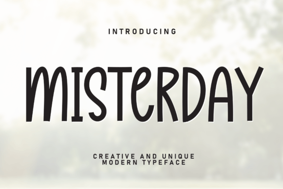 Misterday Font: Elevating Digital Marketing Visuals