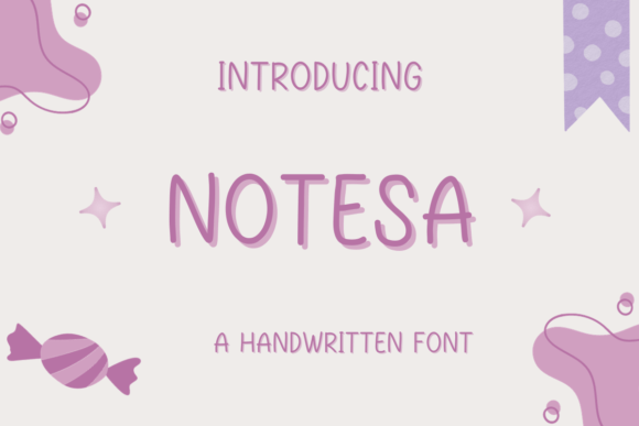 Notesa Font: A Handwritten Typeface for Makers