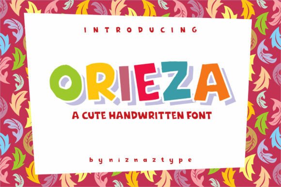 Orieza Font: Adding Warmth to Editorial Layouts