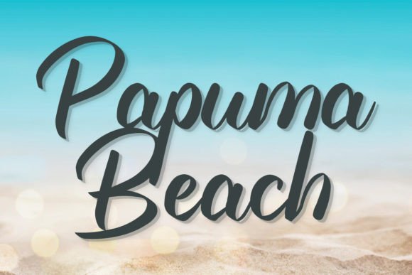 Papuma Beach Font: Coastal Branding for Small Business