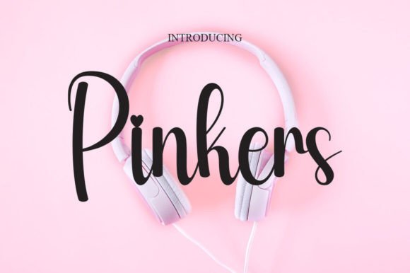 Pinkers Font: A Sweet Handwritten Typeface for Crafters