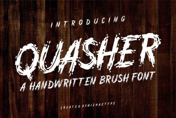 Quasher Font Review: Digital Layouts & Web Design