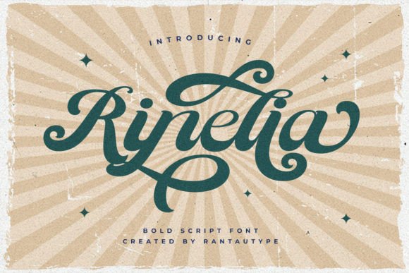 Ranelia Font: A Bold Retro Script for Editorial Design