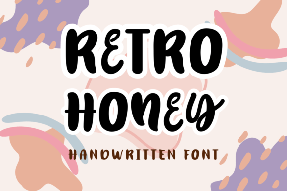 Retro Honey Font: A Handwritten Typeface for Editorial Design