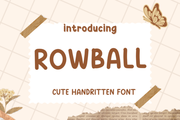 Rowball Font Review: A Handwritten Typeface for Campaigns
