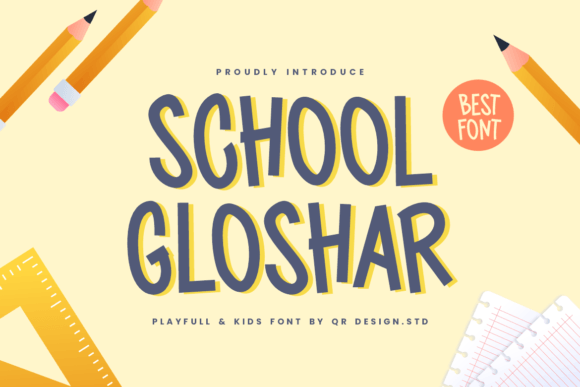 School Gloshar: A Handwritten Font for Scroll-Stopping Digital Campaigns