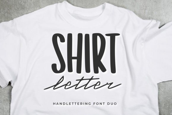Shirt Letter Font: Handmade Charm for Craft Projects
