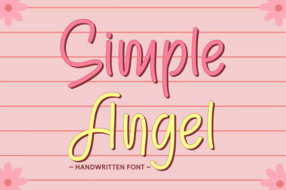 Simple Angel: A Handwritten Typeface That Elevates Small Business Branding