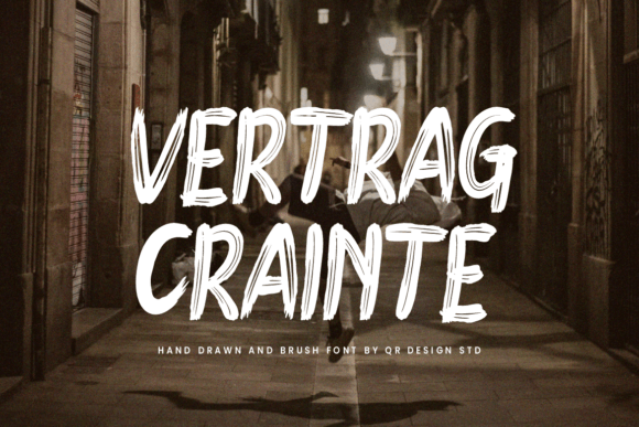 Vertrag Crainte Font: Bold Handwritten Style for Campaigns