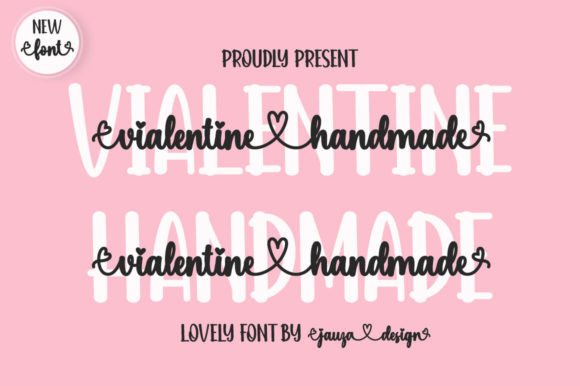 Vialentine Handmade Font for Warm Web Design