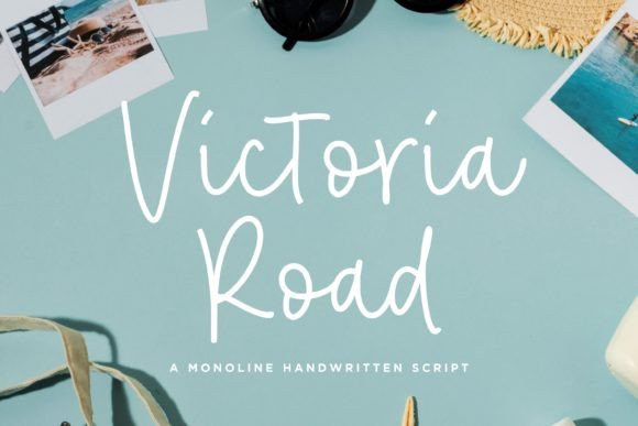 Victoria Road: A Handwritten Script Font for Elegant Brand Campaigns