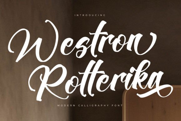 Westron Rotterika: A Luxurious Script Font for Modern Web Design